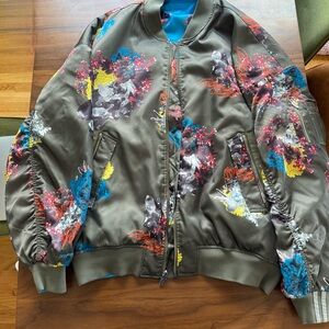 IVY PARK Multicolor Floral Bomber Jacket